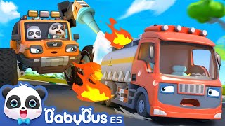 Camión de Bomberos  Mecánico Bebé Panda  Canciones Infantiles  BabyBus en Español [upl. by Enyrat]