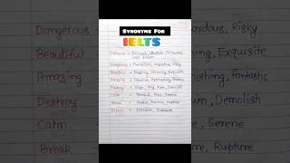 Boost Your IELTS with Powerful Synonyms IELTS Vocabulary [upl. by Blossom]