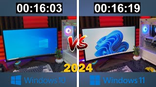 Windows 11 vs Windows 10 💻 Comparación de Rendimiento 2024 🚀 [upl. by Atlee]