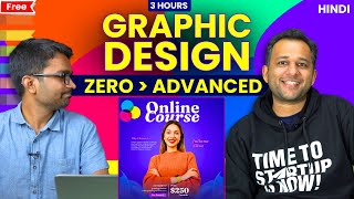 Full Graphic Design Course for Beginners for Free  Advanced Concepts Covered [upl. by Nylg]