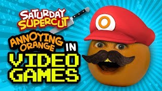 Annoying Orange in Video Games Saturday Supercut [upl. by Zirkle16]