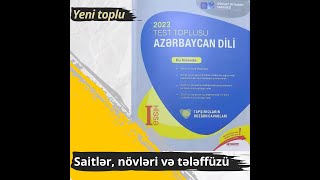 DİMin test toplusundan saitlər növləri və tələffüzü Yeni toplu [upl. by Elem992]