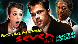 SE7EN 1995 Movie Reaction wNicki FIRST TIME WATCHING Seven [upl. by Darra]