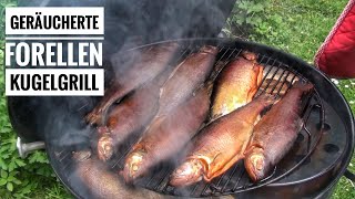 06 Geräucherte Forellen aus dem 57er Weber Kugelgrill mit Smokenator heißäuchern [upl. by Breana]