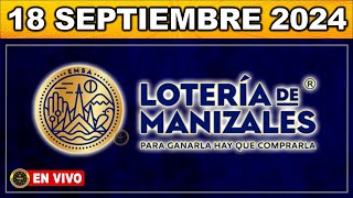 Resultado LOTERIA DE MANIZALES MIÉRCOLES 18 de septiembre 2024 [upl. by Chad611]