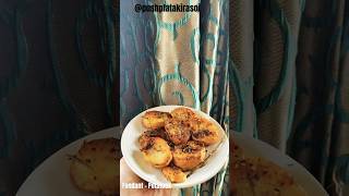 fondant potatoes potatosnacks italian cooking aloo alootuk chathpuja snacks airfryer [upl. by Largent986]