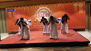 Funny Group Dance  Expressionless Dance at Office Diwali Party 2019  Easy Steps with Abhi 05 [upl. by Nirehs]