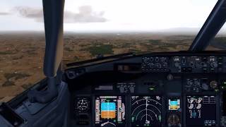 P3D Time lapse B737 FRA  PMI from startup to shutdown [upl. by Aryamoy]