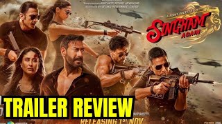 Singham Again Trailer Review  KRK krkreview singhamagain rohitshetty ajaydevgan akshaykumar [upl. by Suzanna]