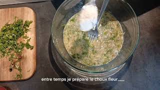 choux fleur avec sauce rouge la recette est bien détaillée dans la vidéo [upl. by Karol]