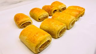 Simple Sausage Roll Recipe  How To Make Sausage Rolls Nigeria Sausage Roll [upl. by Zoilla]