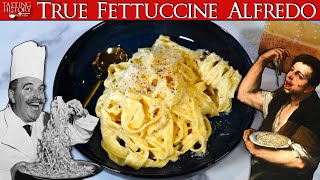 The Original Fettuccine Alfredo with No Cream [upl. by Antonina]