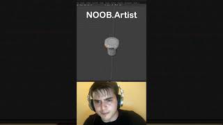 Noob vs Pro Artist Making Screw blendertutorial blender blendercommunity blender3d b3d [upl. by Elatan]