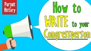 How to Write to your Congressperson [upl. by Neersan]