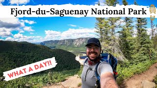 EXPLORING THE FJORDDUSAGUENAY NATIONAL PARK  Awesome hike amp zodiac boat ride [upl. by Sarajane916]