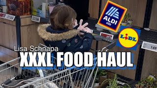 XXXL FOOD HAUL  ALDI  LIDL  EINKAUF  ANGEBOTE [upl. by Guyon679]