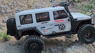 Traction Hobby White 18 Jeep Rubicon Adventure Off Road truck 4x4 [upl. by Thurnau85]