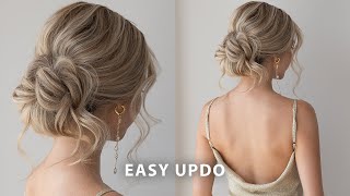 Easier Than It Looks Updo ❤️✨ Wedding Hairstyle Wedding Guest Prom [upl. by Neely]