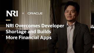 NRI Reduces Application Development Efforts by 65 with Oracle APEX [upl. by Yhtac]