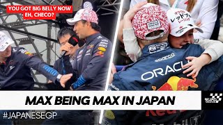 Max Verstappen Being Wholesome with Penelope and Unintentionally FUNNY during Japanese GP [upl. by Perrine]