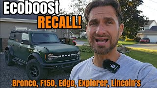 27l and 30l Ecoboost Recall Dont be fooled on this Ecoboost Engine News [upl. by Lahcsap924]