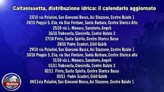 Caltanissetta Il nuovo calendario di distribuzione [upl. by Werna]