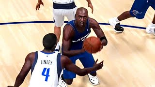 NBA 2K  Michael Jordan Highlights 49 PTS amp 10 REB vs Mavs [upl. by Alikee570]