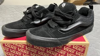 Vans Knu Skool Black vans vansoffthewall [upl. by Risley409]