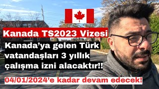 Kanada Depremzede Vizesi 🇨🇦 TS2023 🇨🇦Kanada çalışma izni nasıl alınır [upl. by Revell267]