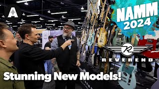 The Coolest Guitar Colours  Reverend Guitars  NAMM 2024 [upl. by Tyree581]