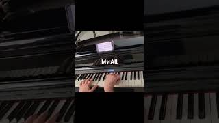 Mariah CareyMy AllPiano cover [upl. by Aleyak373]