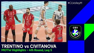 CLVolleyM  TRENTINO Itas vs Cucine Lube CIVITANOVA  MOTW Highlights [upl. by Ardnat]