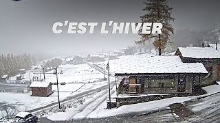 Les premiers flocons de neige sont arrivés en France [upl. by Tj]