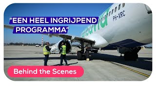 Wat gebeurt er met vliegtuigen in de coronacrisis  Transavia Behind the Scenes 1 [upl. by Yrrab]