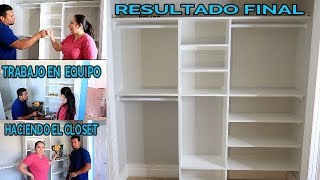 COMO HACER UN CLOSETHAZLO TU MISMO REMODELACION [upl. by Aiekal204]