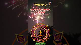 happy new year whatsapp status 2024  New year statusviralvideo trending newyear2024 [upl. by Azal]