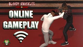 FIRST ONLINE GAMEPLAY Playing Bloody Knuckles Street Boxing On Parsec With BeautyBelle22 😂 [upl. by Irroc]