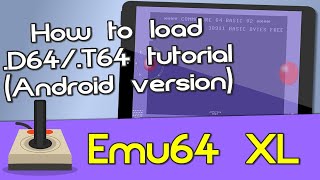 How to load roms in Emu64 XL Android android emulator commodore64 [upl. by Vaientina]