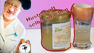 Hustensaft selber machen aus Honig und Zwiebeln [upl. by Iaw]