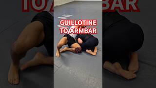 Guillotine to armbar transition 🤙🏽 [upl. by Ahtiekal695]