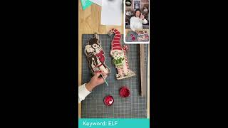 Elf amp Reindeer Shelf Sitters  comment ELF for info [upl. by Annerol]