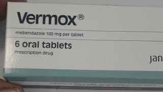 Vermox 6 Tablets පනු බෙහෙත් [upl. by Perle]