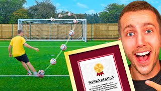 WE SET A NEW FOOTBALL WORLD RECORD [upl. by Ynna]