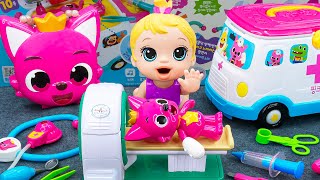 90 Minutes Pinkfong Ambulance Play Set Satisfying ASMR  Doctor Toys Unboxing 💞 Lana Unboxing Toys [upl. by Baptlsta]