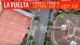 Last kilometer  Stage 8  La Vuelta 19 [upl. by Ahsinahs]