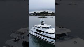 Danzante BayCanadas Newest amp Largest superyacht has arrived in victoriabc yachtmedia [upl. by Codi]