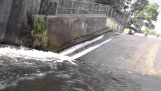 River Medway Sluice weir steep canoe pass [upl. by Harrison]