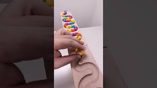 marble Run Race ASMR 154 Wooden Wave Course Colorful Marbles marblerun marblerunrace asmr [upl. by Haydon484]