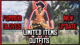 Red Dead Online Furred Gloves Outfits  Limited Items Outfits 27 [upl. by Riatsala]