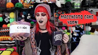 Macchiato Caron Cakes Yarn Unboxing and Review [upl. by Nalek]